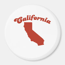 CALIFORNIA Red State Magnet