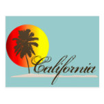 California Sunset Postcard