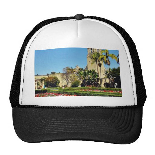 California Tower In Balboa Park Mesh Hats