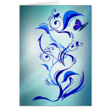 Caliope Card (Blue/Aqua)