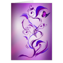 Caliope Card (Purple/Blue)