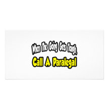 Call a Paralegal Picture Card