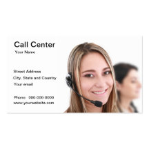 Call Centre Business Card