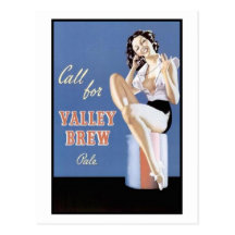 Call for Valley Brew Pale Postcard