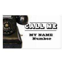 "Call Me" Business Cards