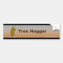 Call Me Crazy® Tree Hugger Bumper Sticker