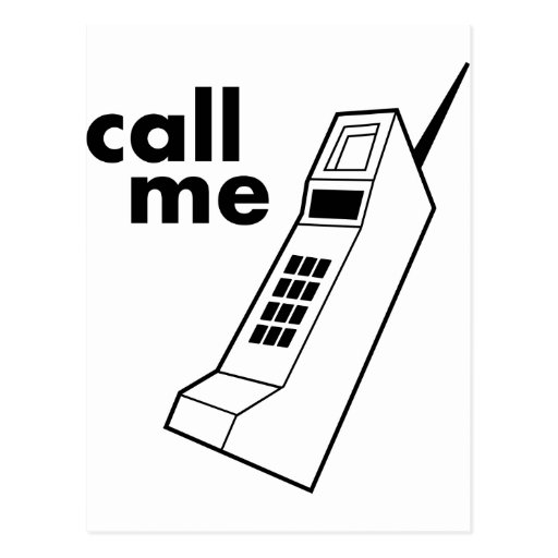 Call Me Post Card