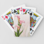Calla Lilies Pink playing cards