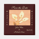 Calla Lily Wedding Magnet