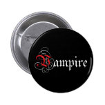 Calligraphic  Vampire Pinback Buttons