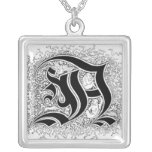 Calligraphy Letter A Necklace