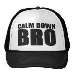 CALM DOWN BRO TRUCKER HAT