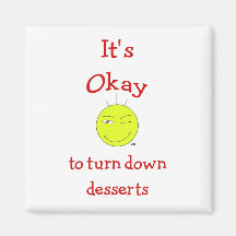 Calorie Reminder - Refrigerator Magnet