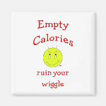 Calorie Reminder - Refrigerator Magnets