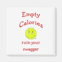 Calorie Reminder - Refrigerator Magnets