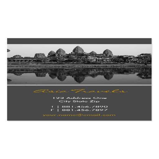 Cambodia | Angkor Wat Photo Custom Profile Card Business Cards
