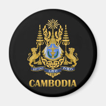 Cambodia Coat Of Arms Refrigerator Magnets