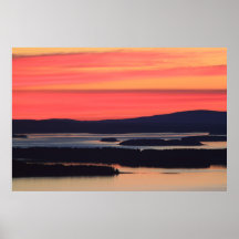Camden Hills Cadillac Mountain Penobscot Bay Sunri Poster