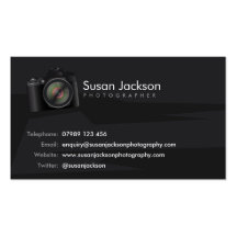 Camera Photographers Business Card