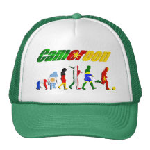 Cameroon Evolution of football gifts Mesh Hat