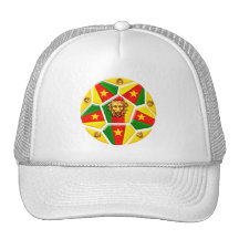 Cameroon football Modern soccer ball gifts Mesh Hat