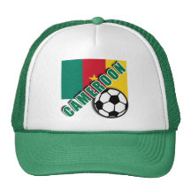CAMEROON World Soccer Fan Tshirts Hat