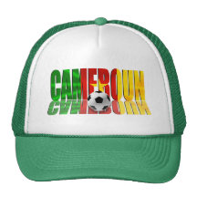Cameroun flag logo gifts hats