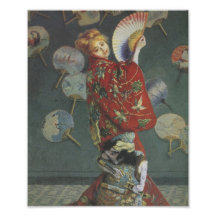 Camille with Japanese Kimono and Fan Photo Art
