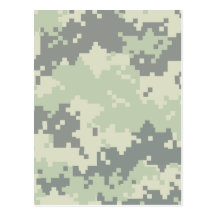 Camo Pale Postcards