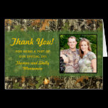 Camo Wedding Thank You Cards cards