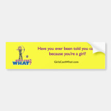 Camouflage Archery Girl - Blonde Bumper Sticker