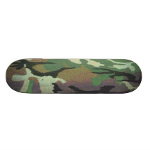 CAMOUFLAGE PLASTIC SKATEBOARD