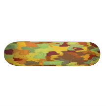 CAMOUFLAGE PLASTIC SKATEBOARD