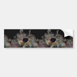 Camouflaged eye of the scorpion fish bumper stickers