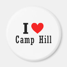 Camp Hill, Alabama City Design Fridge Magnet