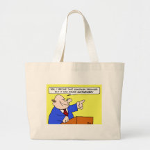 campaign promise never notarised canvas bag