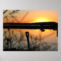 campers sun set beauty print