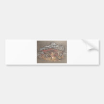 Campfire Cowboy Bumper Stickers