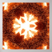 Campfire Flames Print