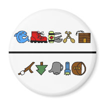 Camping Clean Dirty Dishwasher Magnet magnets