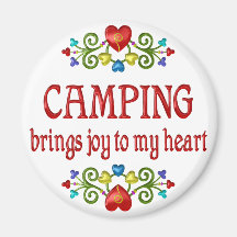 Camping Joy Magnet