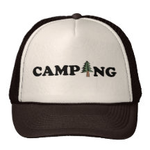 Camping Pine Tree Cap Hats