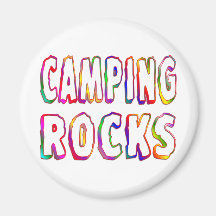 Camping Rocks Magnets