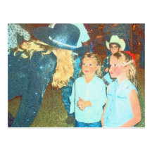 CAN I BE A COWGIRL  POSTCARD / INVITATION