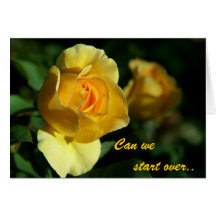 Can we start over.. Card