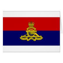 Canada Artillery Branch Camp Flag Greeting Card