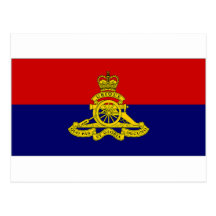 Canada Artillery Branch Camp Flag Postcard