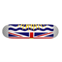 Canada British Columbia Flag Skate Board Decks