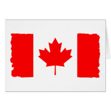 Canada Canadian Flag Card