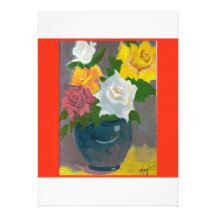 Canada Day Floral Invitation